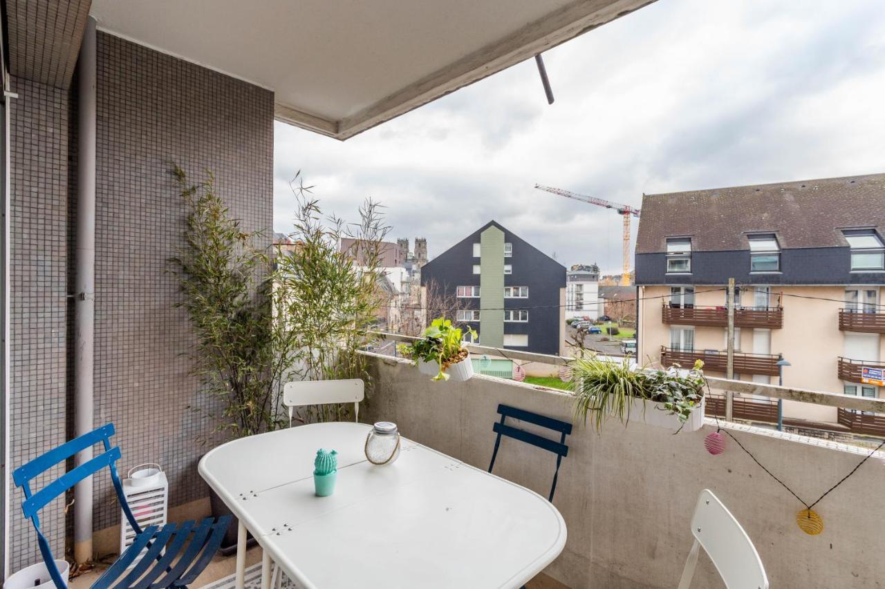 Rosa, Confortable 2 Chambres Avec Parking Dans Le Centre Rennes Exterior foto