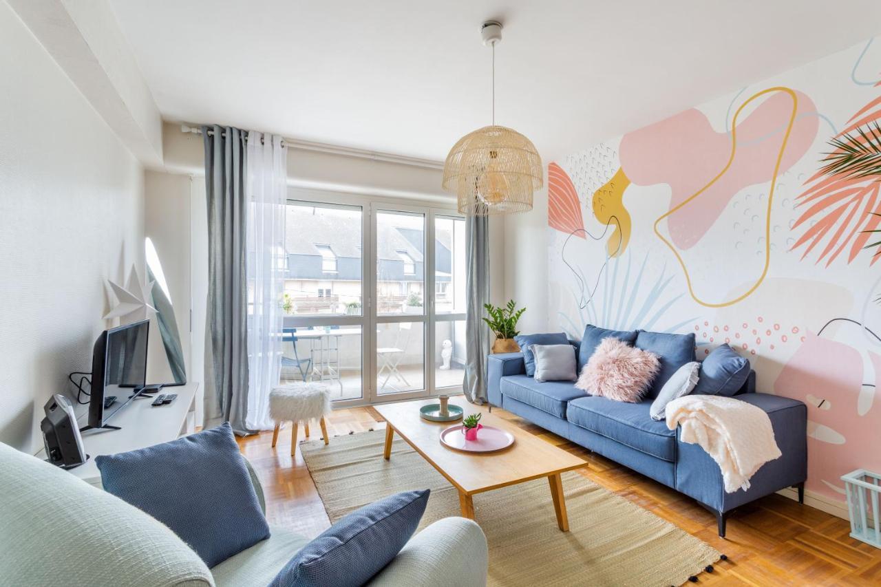 Rosa, Confortable 2 Chambres Avec Parking Dans Le Centre Rennes Exterior foto